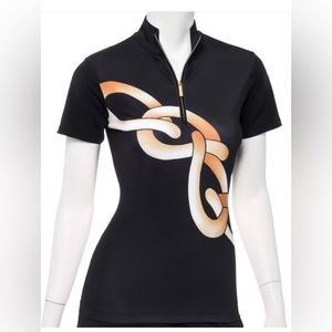 EPNY Golf Polo - Black/Gold